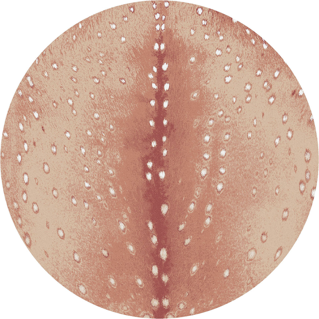 Image of an area rug, Spotted Hide - Blush
