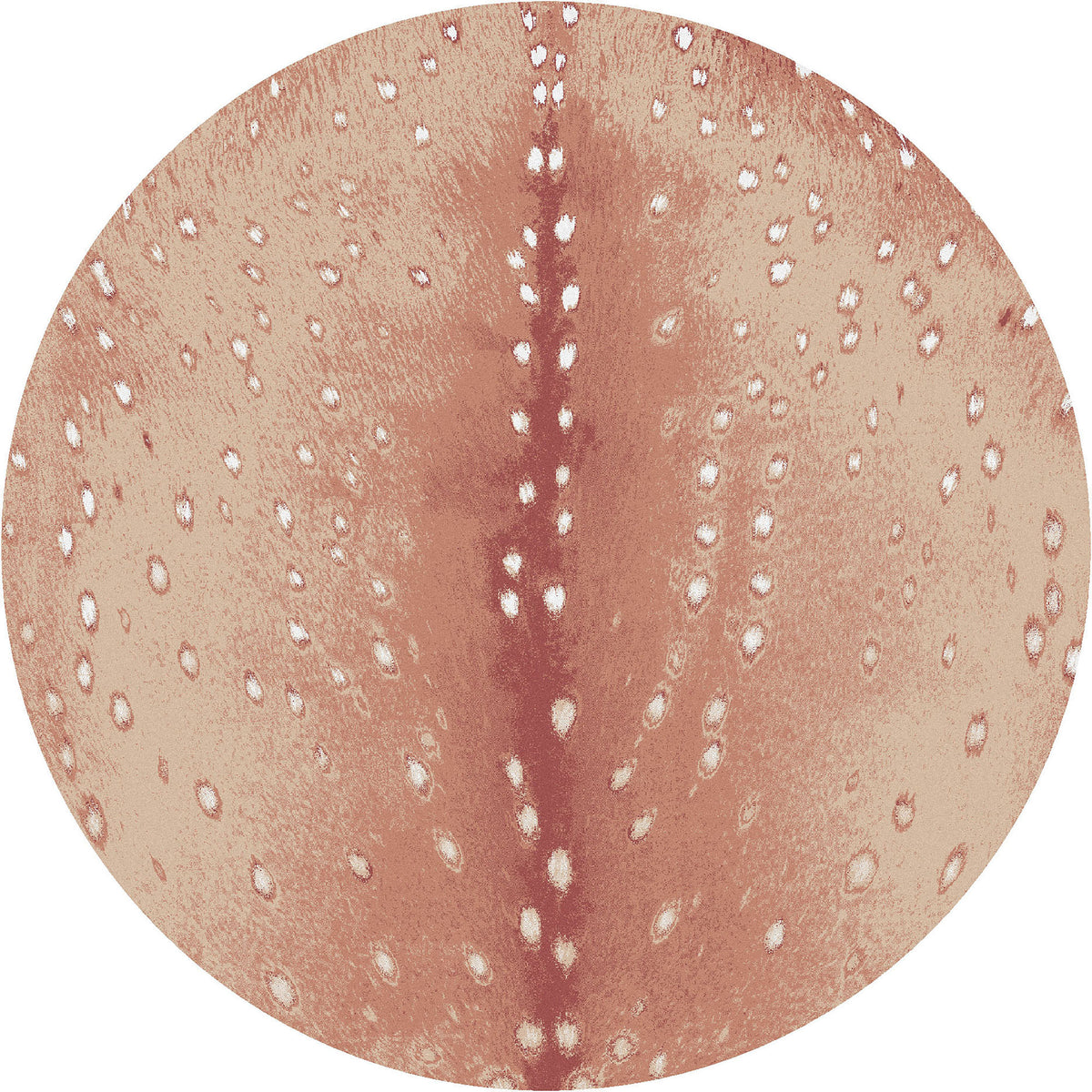 Image of an area rug, Spotted Hide - Blush