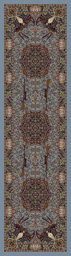Image of an area rug, Trophy Room - Blue