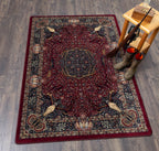 Image of an area rug, Trophy Room - Burgundy