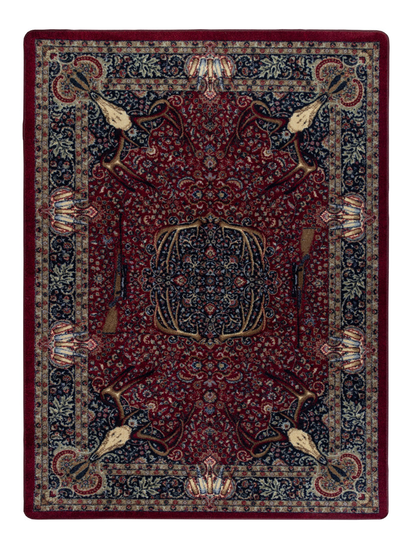 Image of an area rug, Trophy Room - Burgundy