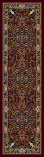 Image of an area rug, Trophy Room - Burgundy