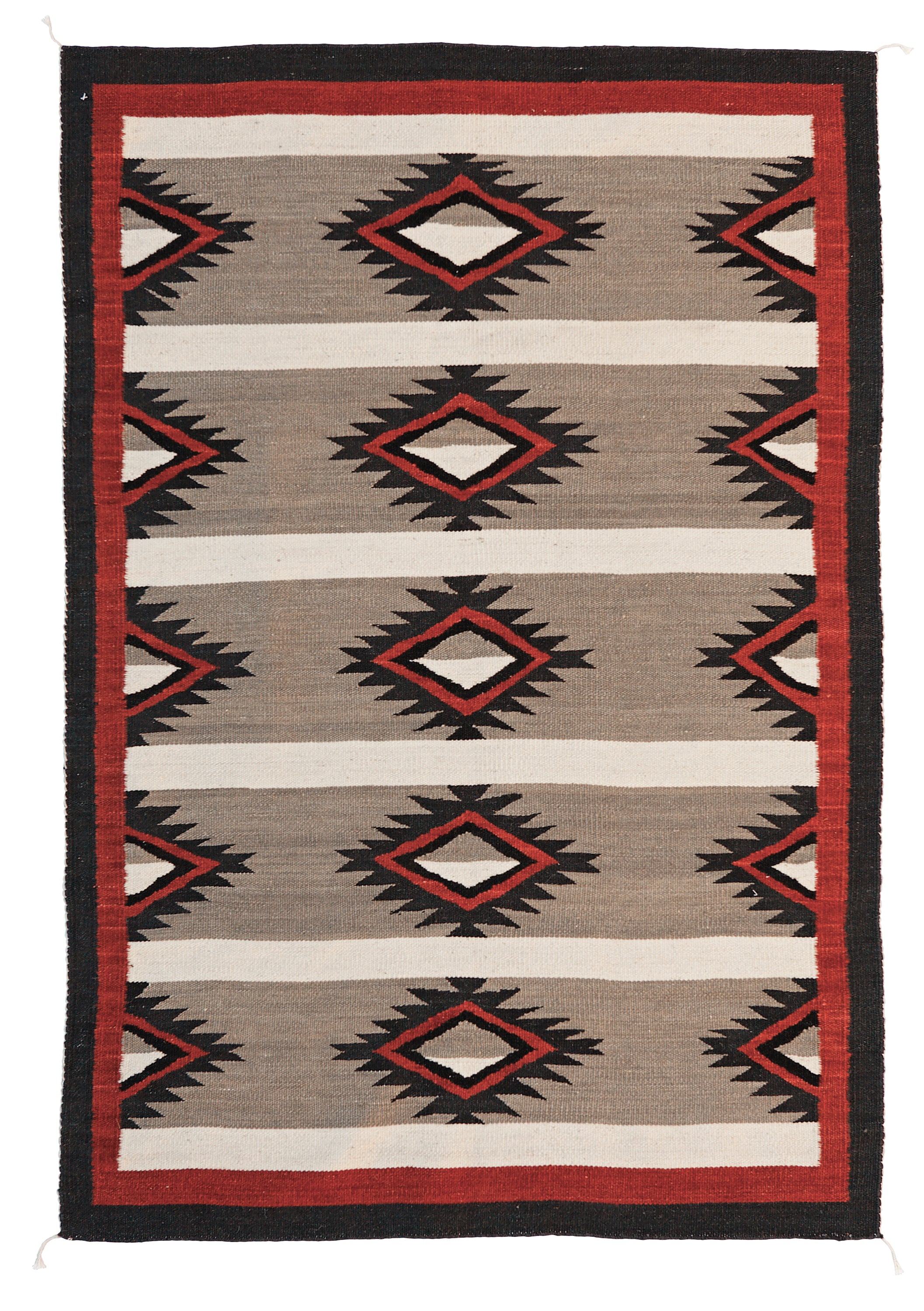 Dreamcatcher Collection - Crystal| Handwoven wool rug with a Southwestern print