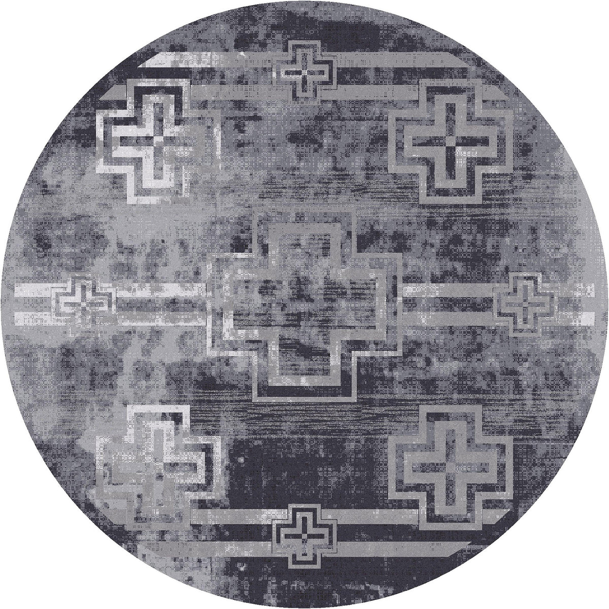 Image of an area rug, Distressed Bounty - Asphalt