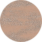 Image of an area rug, Snow Leopard - Distressed Blush