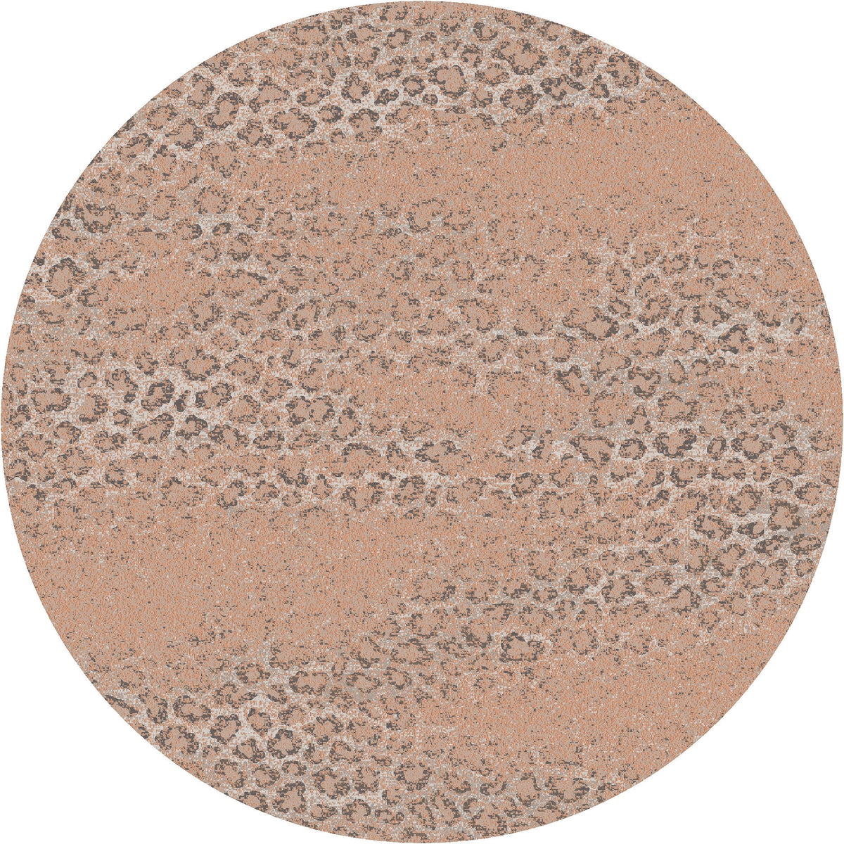 Image of an area rug, Snow Leopard - Distressed Blush