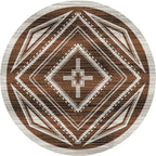 Image of an area rug, Rim Shot - Earthen