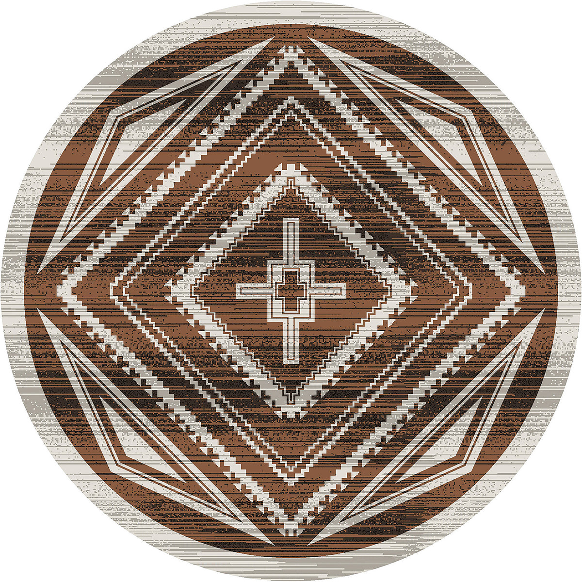 Image of an area rug, Rim Shot - Earthen