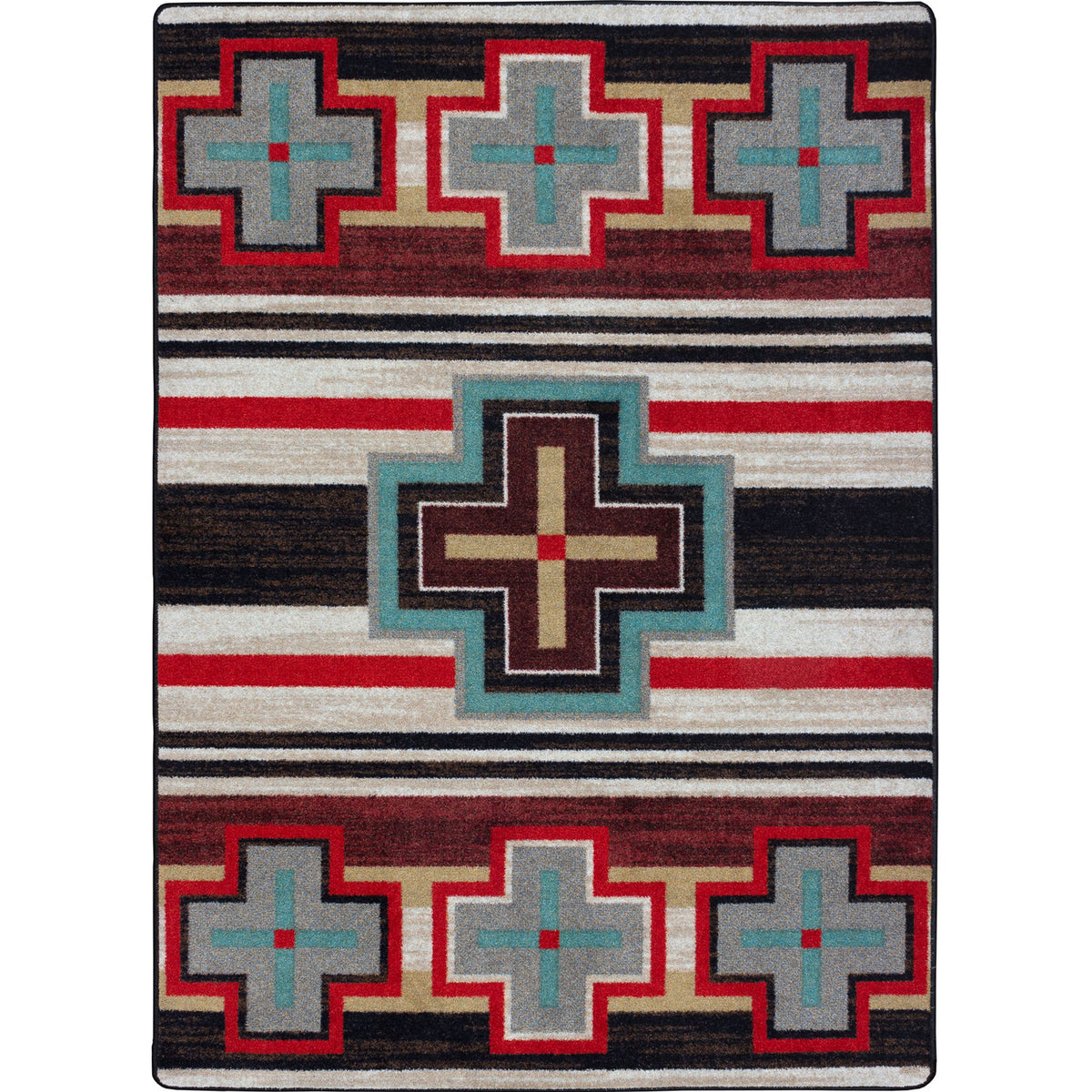 Image of an area rug, Cross Roads - Fuego