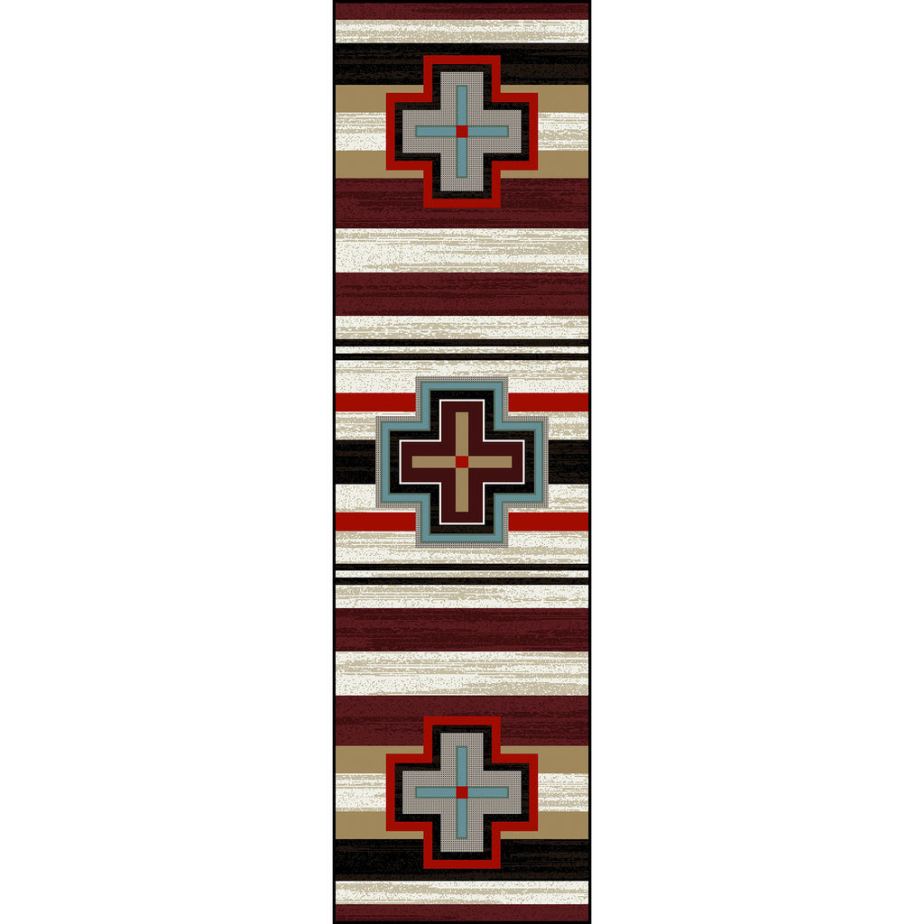 Image of an area rug, Cross Roads - Fuego