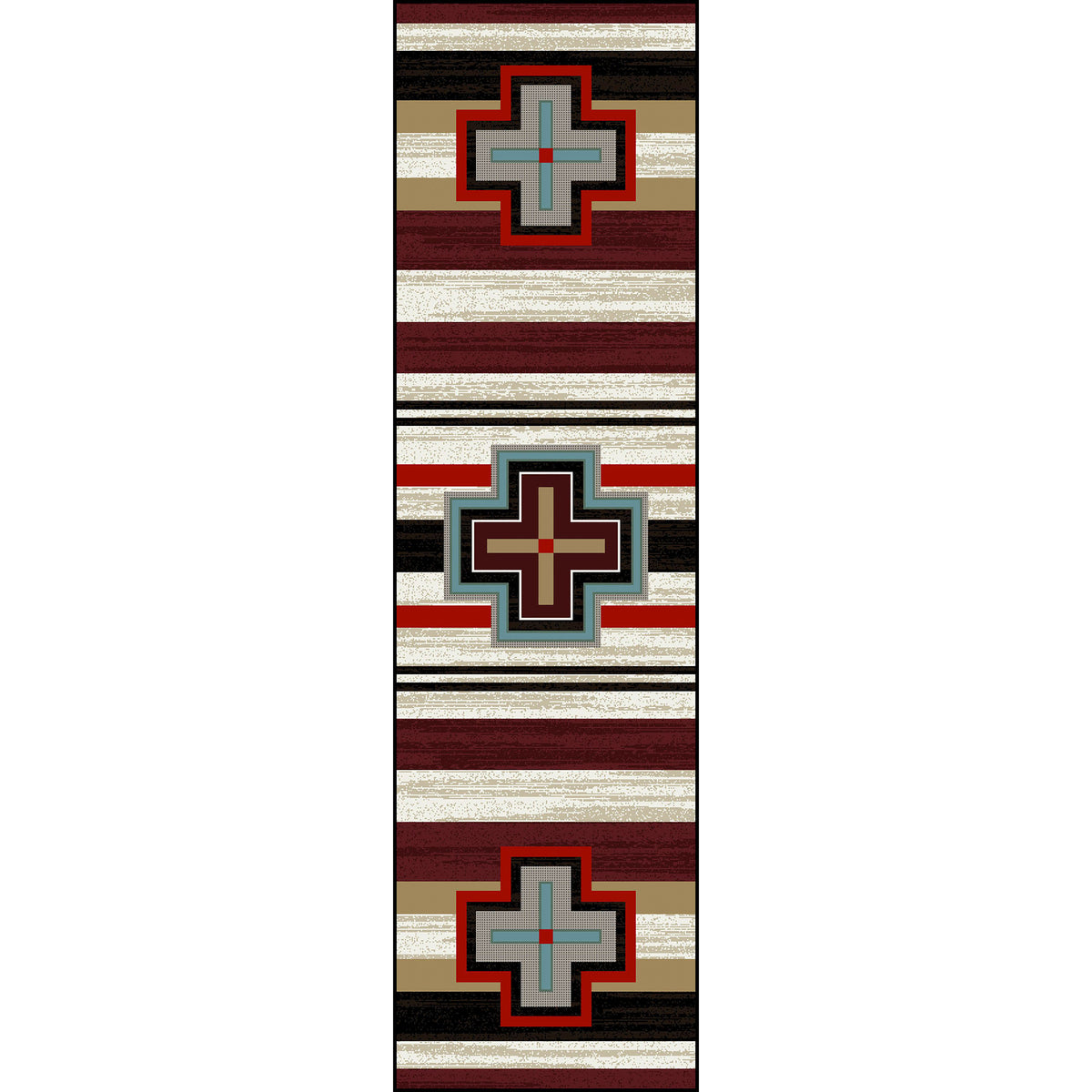 Image of an area rug, Cross Roads - Fuego