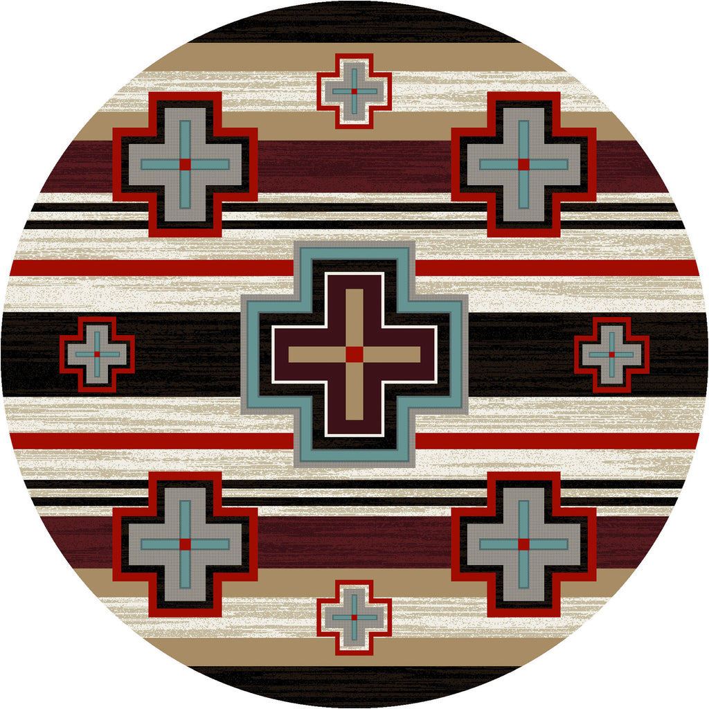Image of an area rug, Cross Roads - Fuego