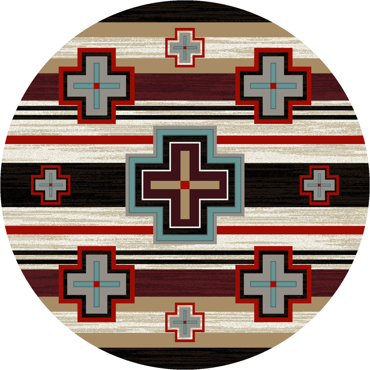 Image of an area rug, Cross Roads - Fuego
