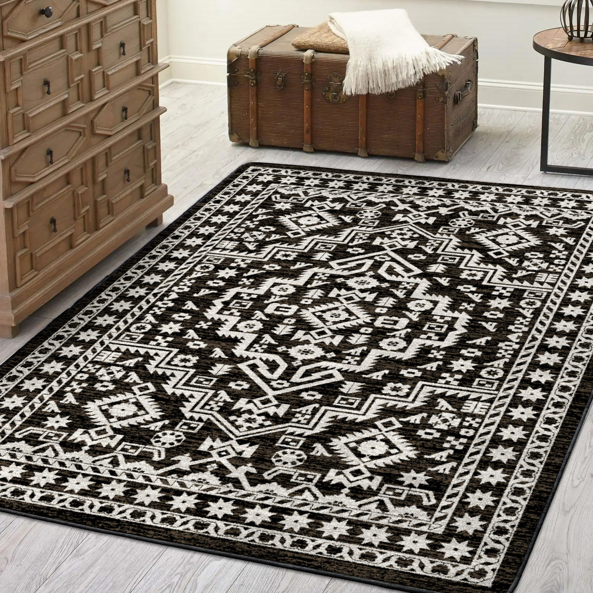 Image of an area rug, Cordova - Chocolate