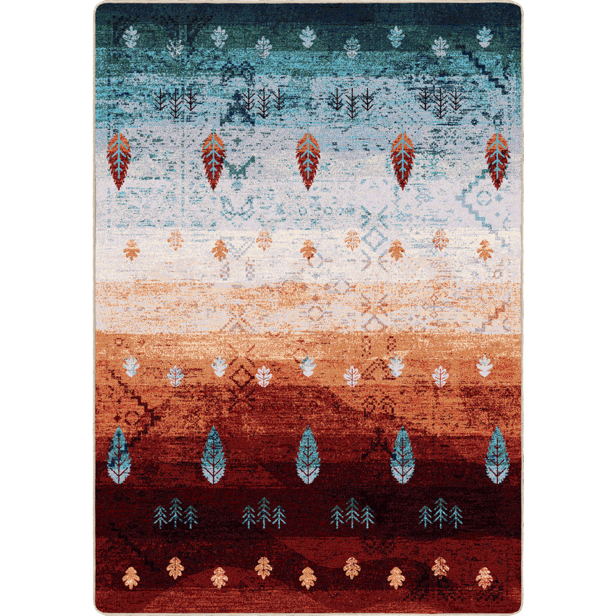 Image of an area rug, Brushfire - Autumnscape