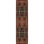 Image of an area rug, Flourish Forest - Garnet