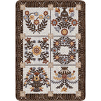 Image of an area rug, Inspired Quilt - Brown