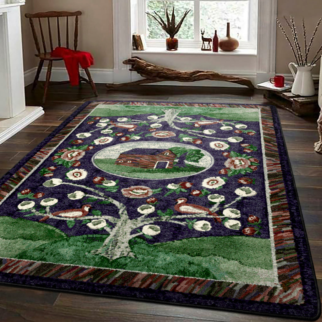 Image of an area rug, Home Sewn - Midnight