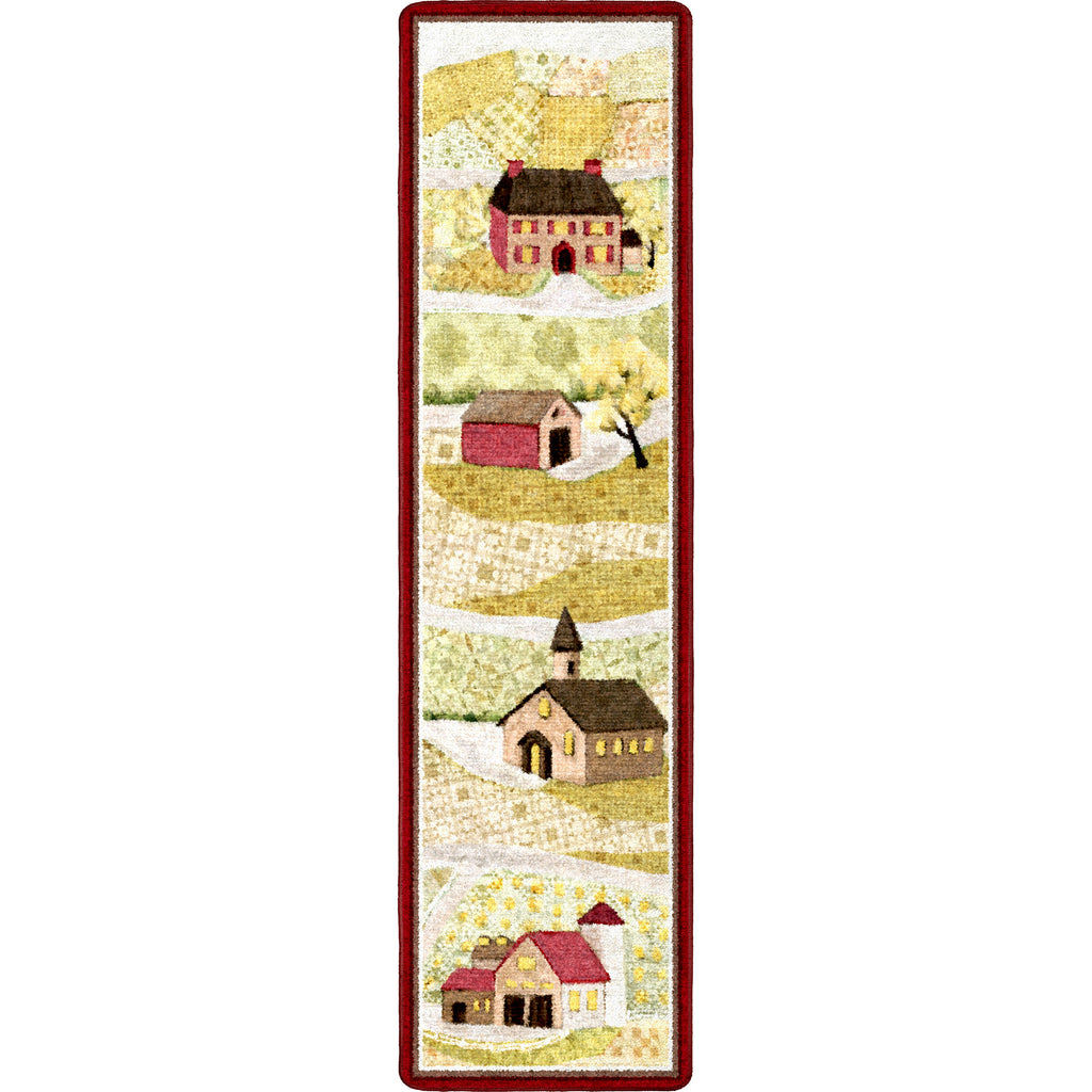 Image of an area rug, Summer Fields - Quilt