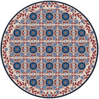 Image of an area rug, United Quilt - Antique Red White and Blue