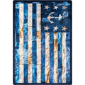 Image of an area rug, Blue Jean Anchor - Blues