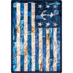 Image of an area rug, Blue Jean Anchor - Blues