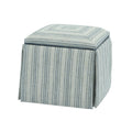 Lily Skirted Storage Ottoman