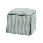 Lily Skirted Storage Ottoman