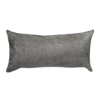 Grey Cowhide Pillow