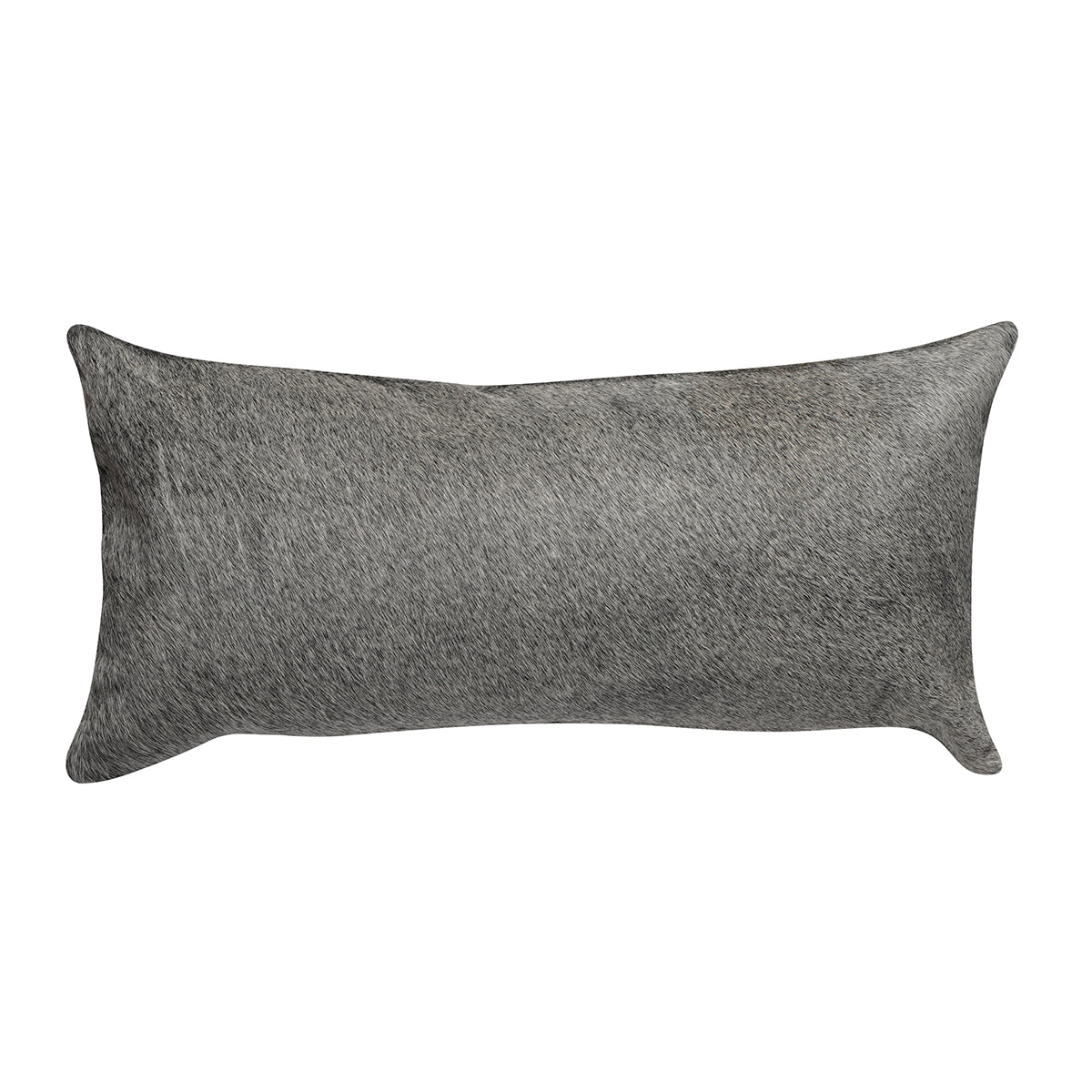 Grey Cowhide Pillow