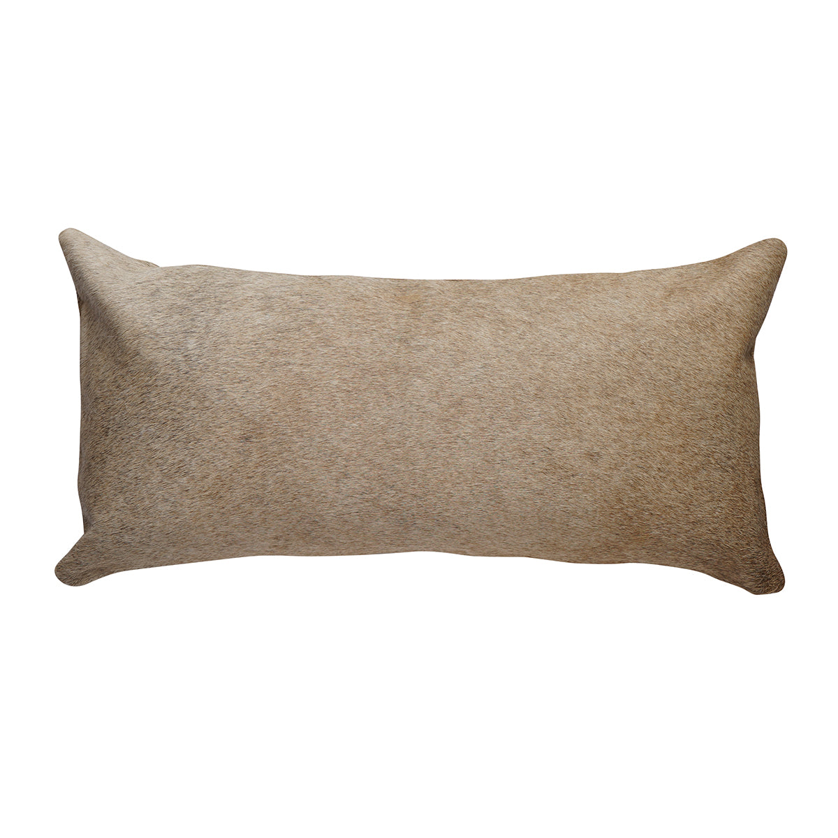 Taupe Cowhide Pillow