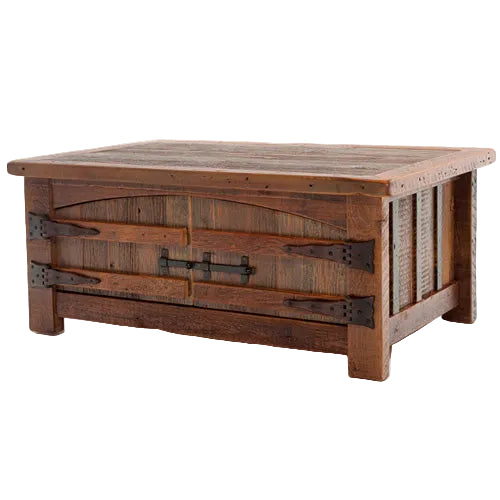 Heritage Teton 2 Door Coffee Table With Curved Doors