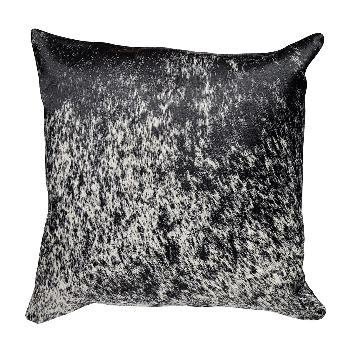 Black & White Salt & Pepper Cowhide Pillow