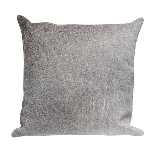 Grey Cowhide Pillow