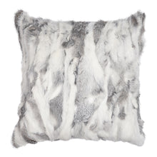 Load image into Gallery viewer, Rabbit Patch Pillow Grey