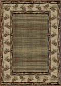 Hearthside Hollow Log Brown Area Rug