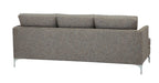 Lauren Chrome Bench Cushion Sofa