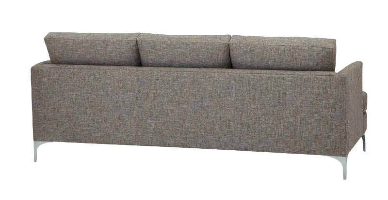 Lauren Chrome Bench Cushion Sofa
