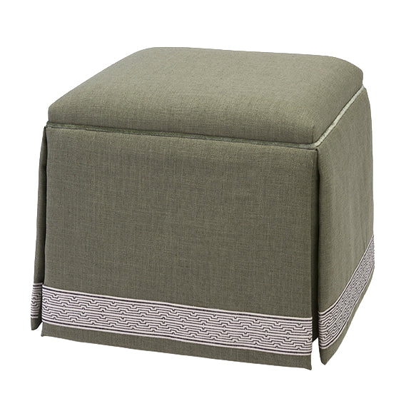 Lily Skirted Ottoman