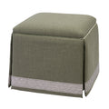 Lily Skirted Ottoman