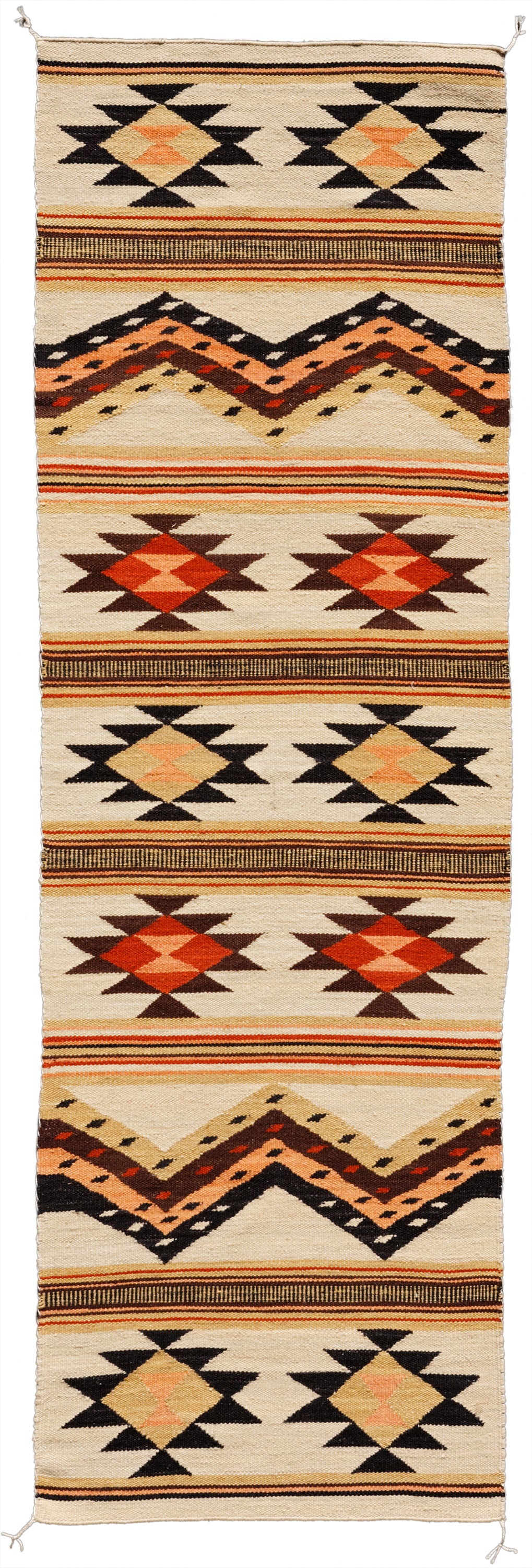 Dreamcatcher Collection - Wide Ruins Runner| Handwoven wool rug with a Southwestern print
