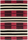 Santa Fe Collection - Red River| Handwoven wool rug with a Southwestern print