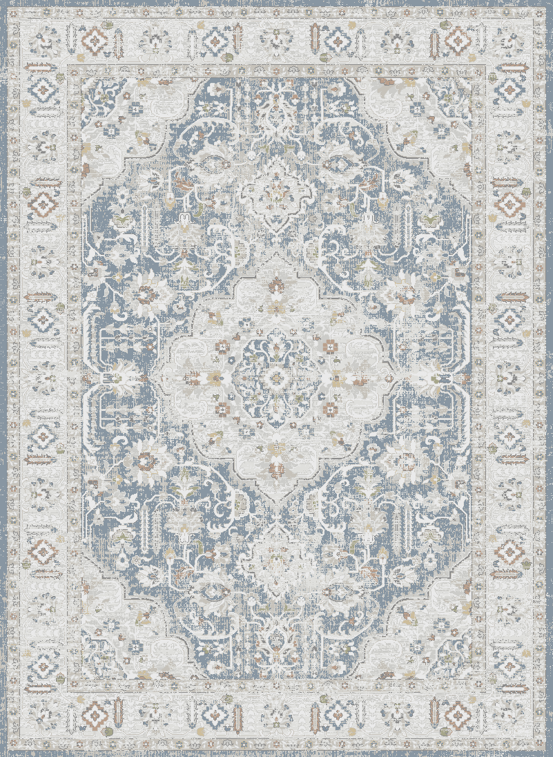Carlisle Canterbury Blue Area Rug