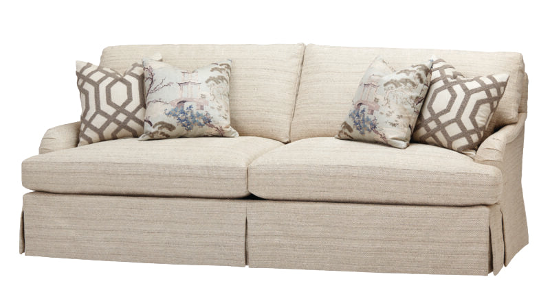 Emma Skirted Two Cushion Sofa