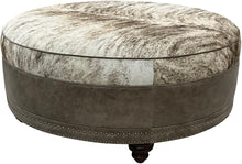 Load image into Gallery viewer, Grey Rock 48&quot; Round Ottoman