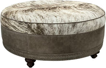 Load image into Gallery viewer, Grey Rock 48&quot; Round Ottoman