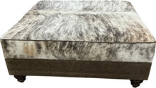 Load image into Gallery viewer, Grey Rock Storage Ottoman