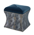 Leda Mitered Storage Ottoman