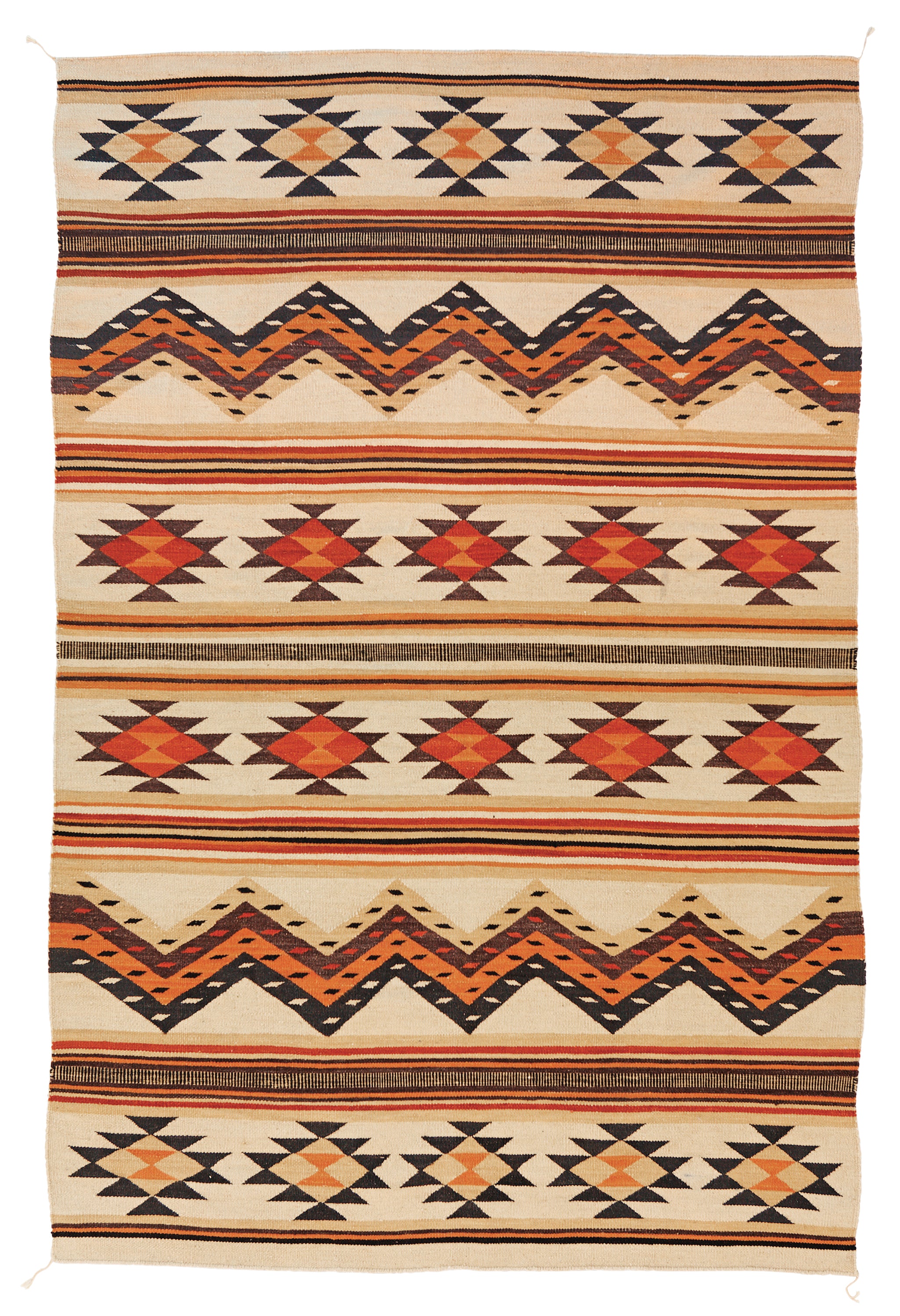 Dreamcatcher Collection - Wide Ruins Runner| Handwoven wool rug with a Southwestern print