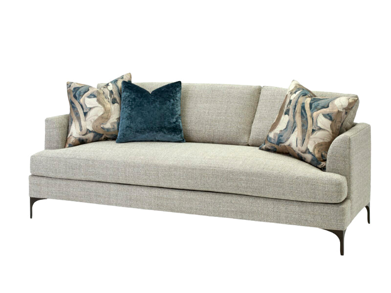 Lauren Bronze Bench Cushion Sofa